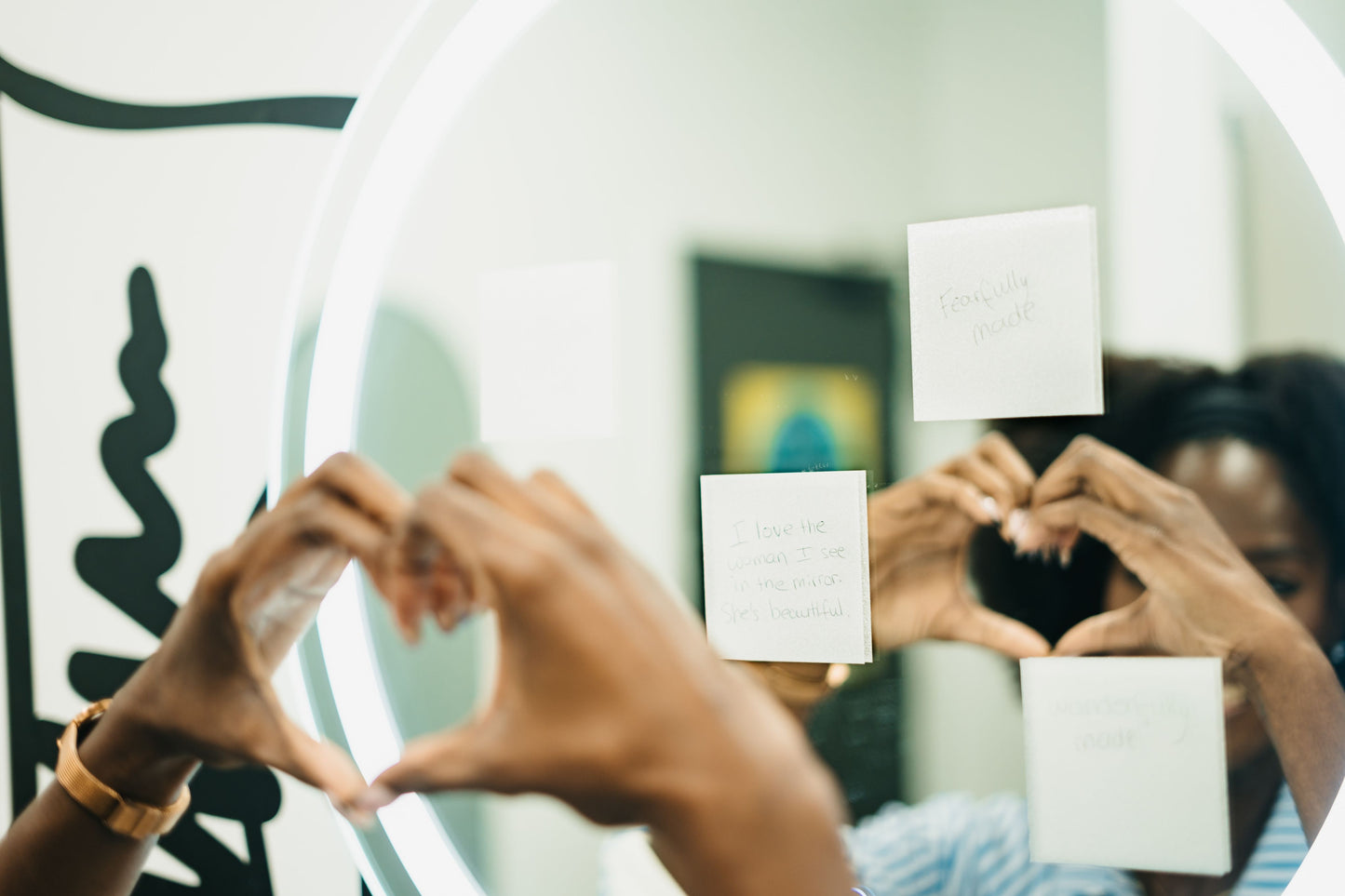 "To Her Future Self" Transparent Sticky Notes